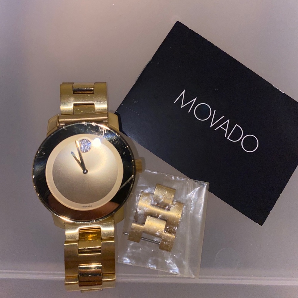 Movado BOLD Gold Watch